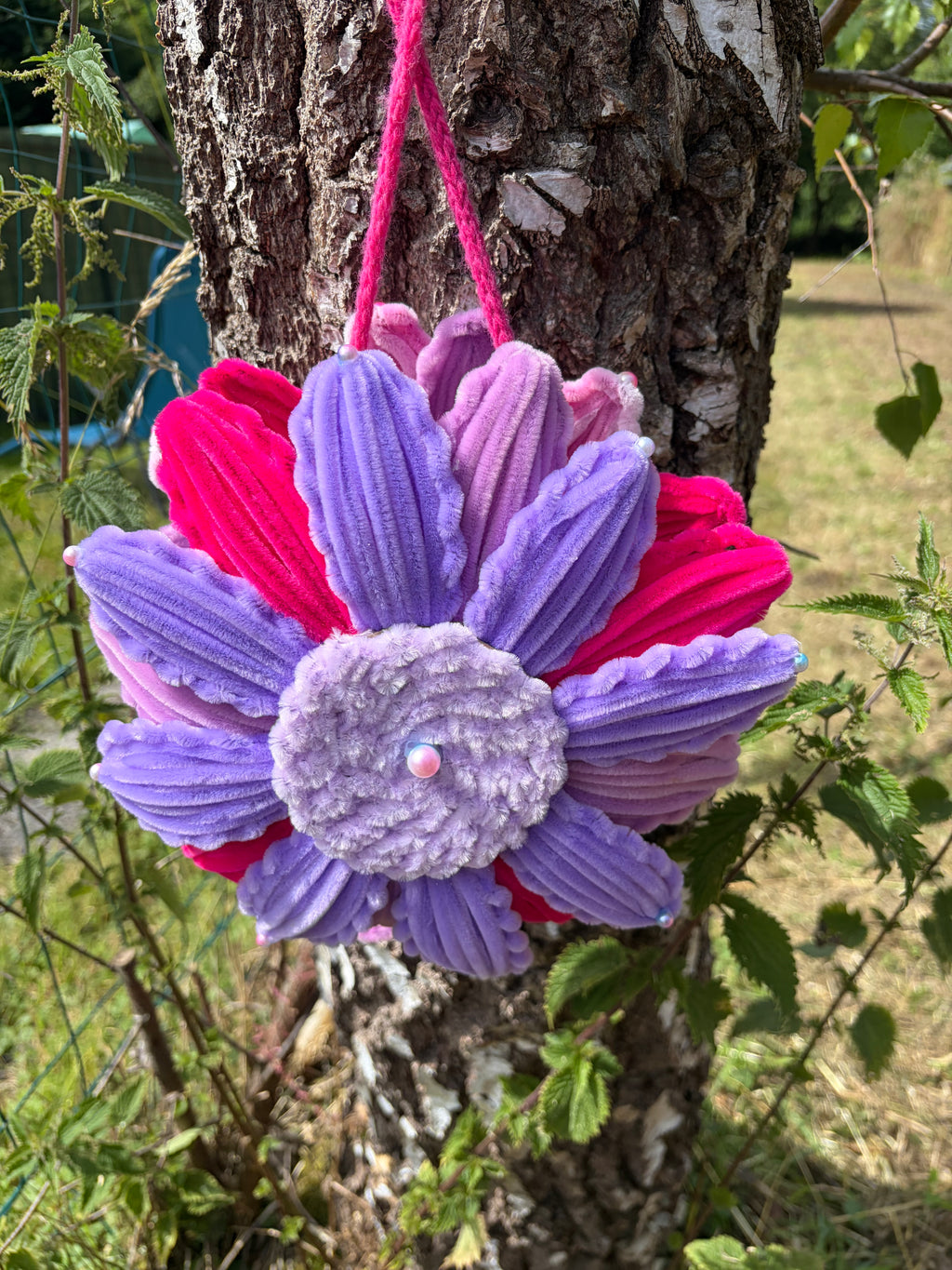 Sac en forme de fleur ( temps de confection 3 jours )