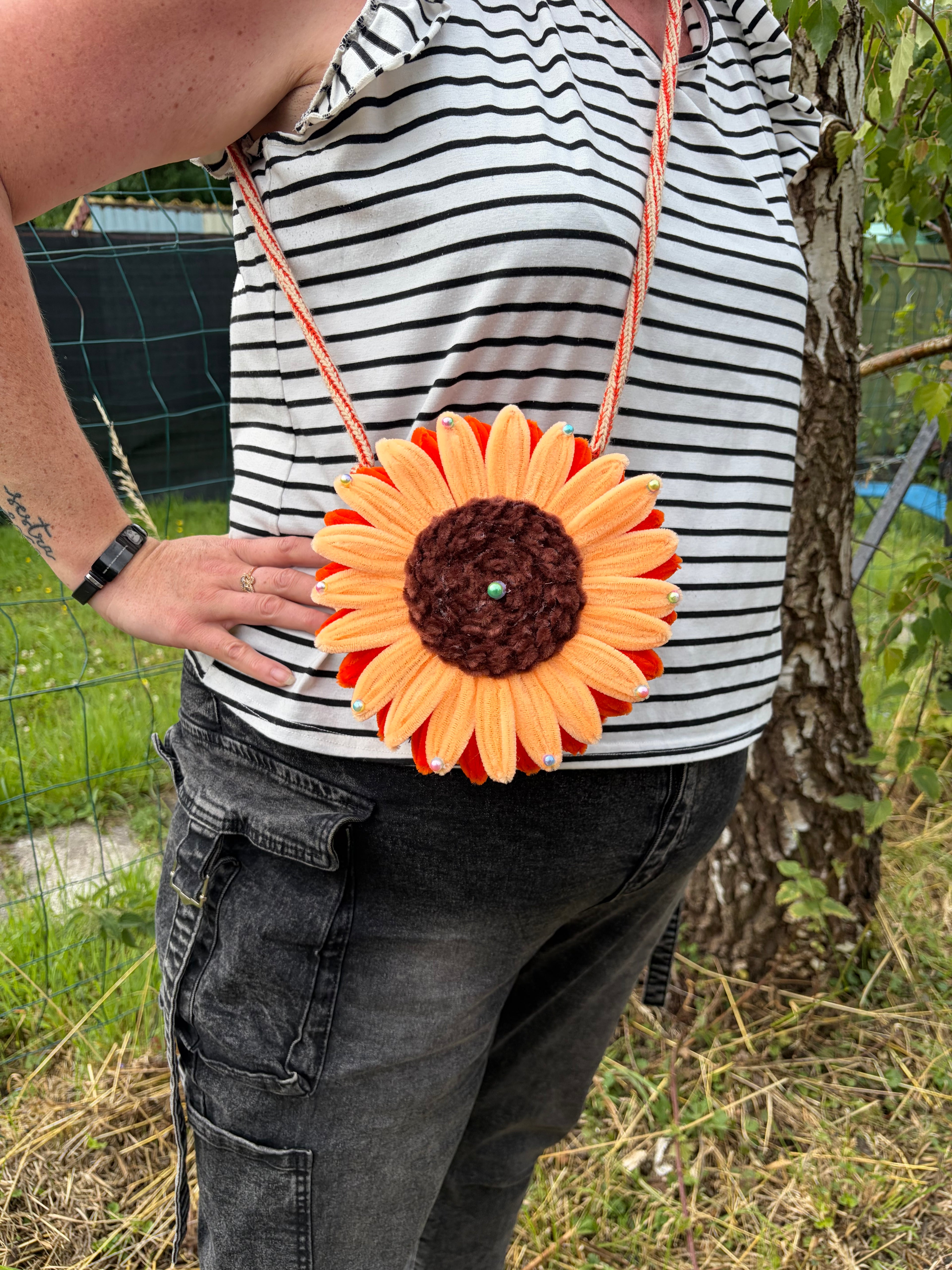 Sac en forme de fleur ( temps de confection 3 jours )