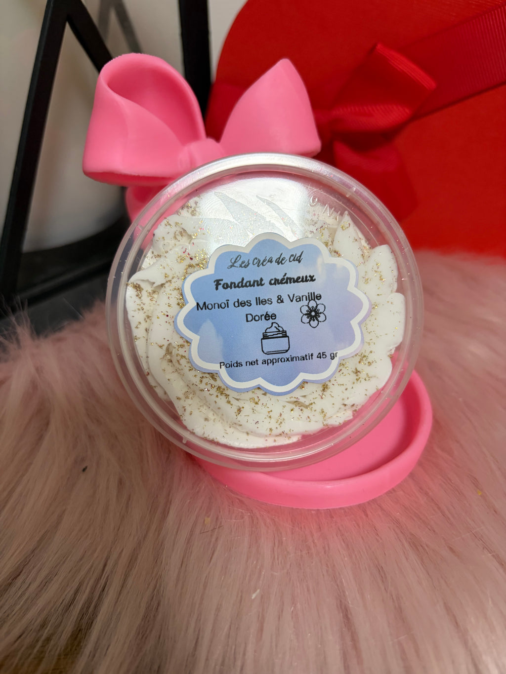 Fondant crémeux Monoï des îles et vanille dorée