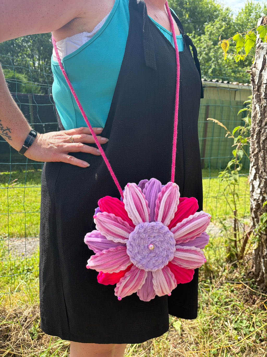 Sac en forme de fleur ( temps de confection 3 jours )