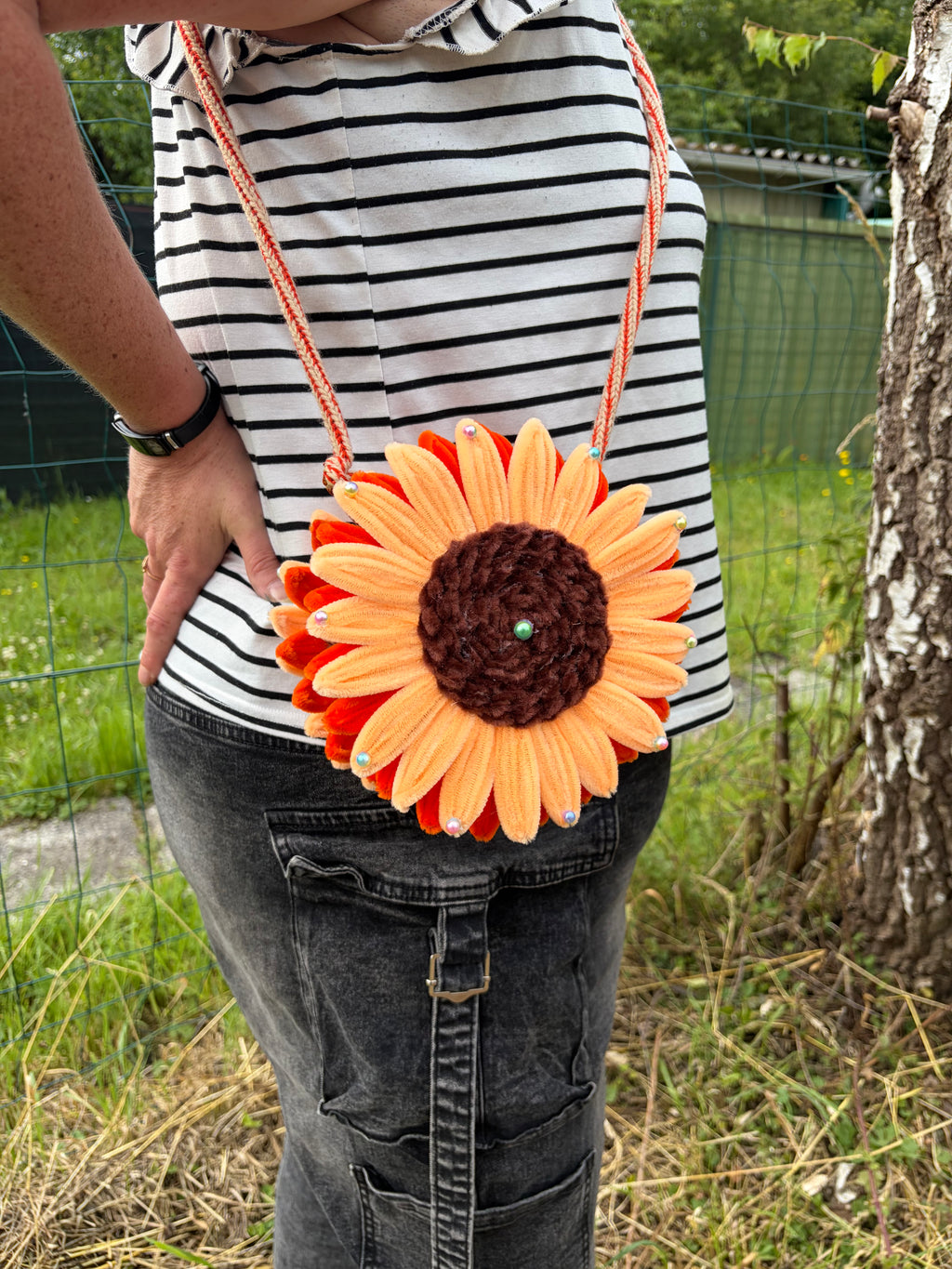 Sac en forme de fleur ( temps de confection 3 jours )