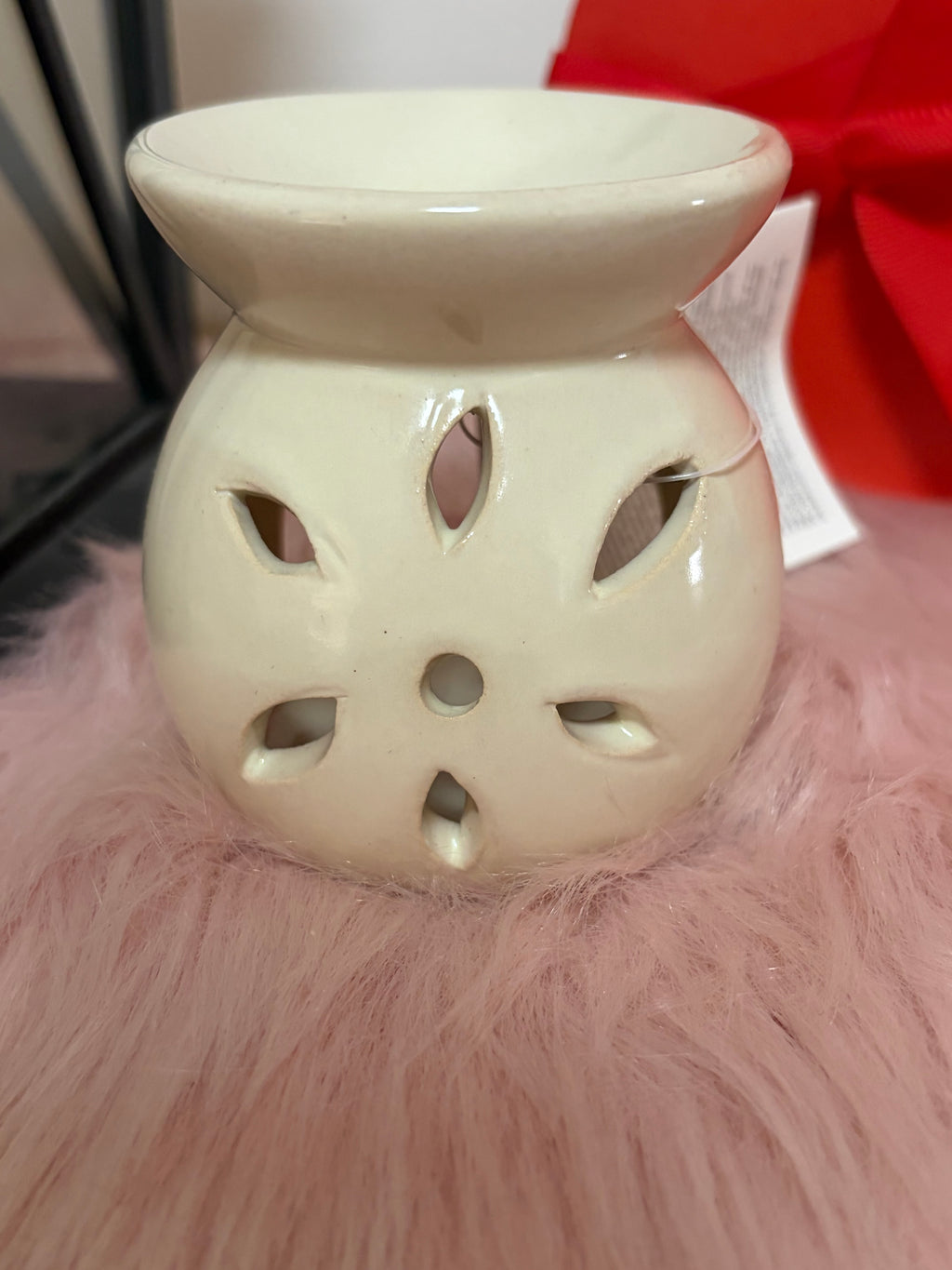 Brûleur rond couleur crème