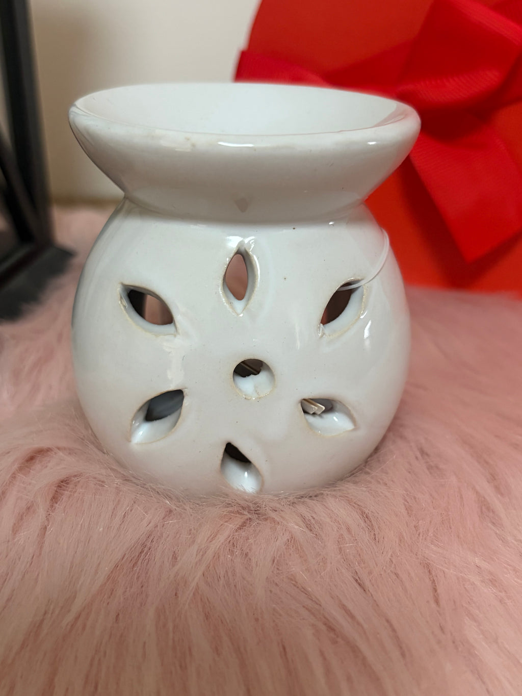 Brûleur rond blanc