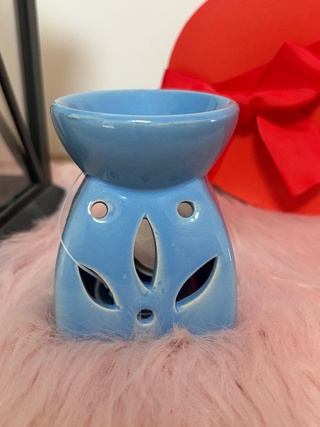 Brûleur motif bleu