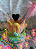 Pot à crayon en forme de fleurs