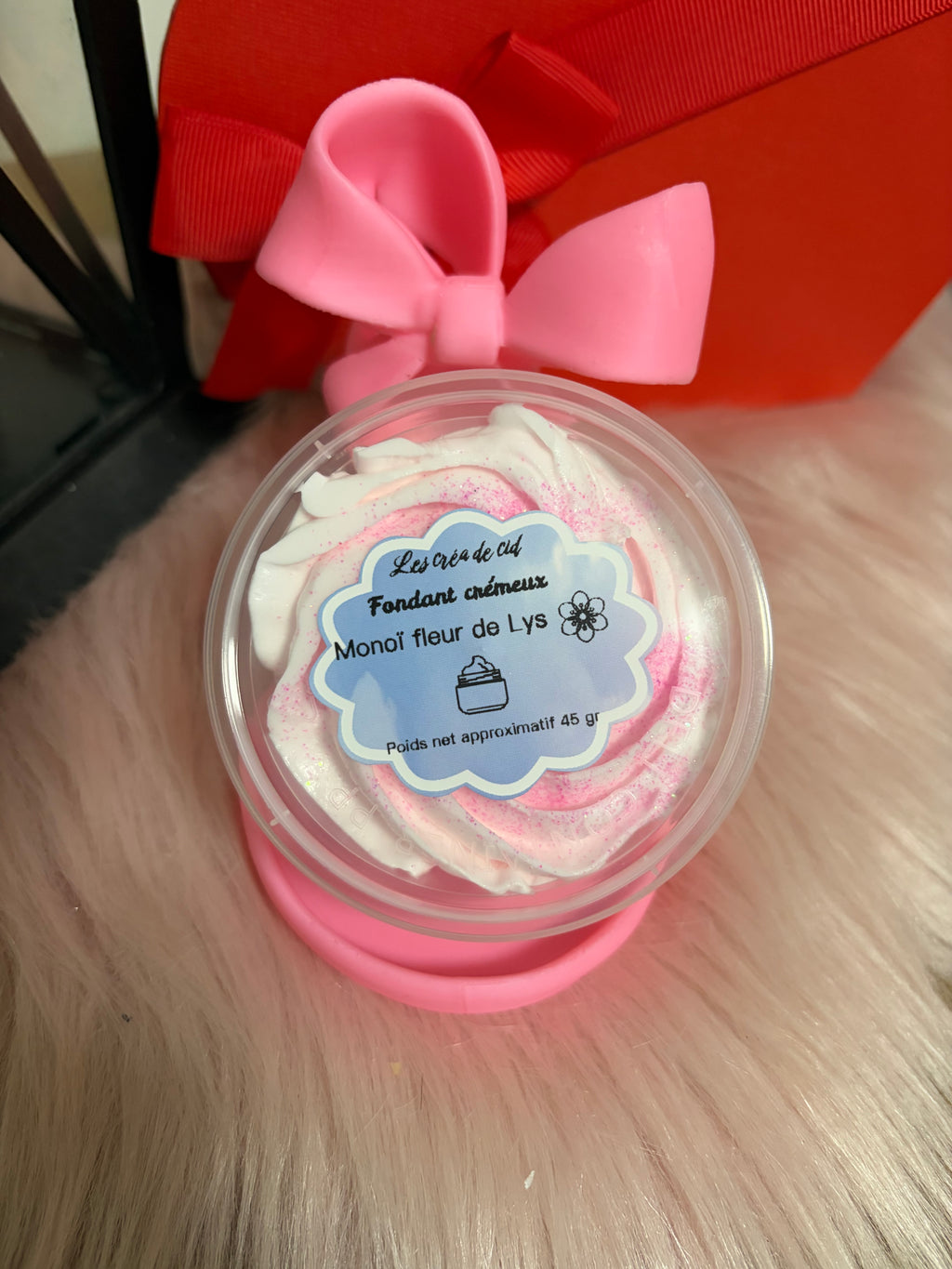 Fondant crémeux Monoï fleur de lys