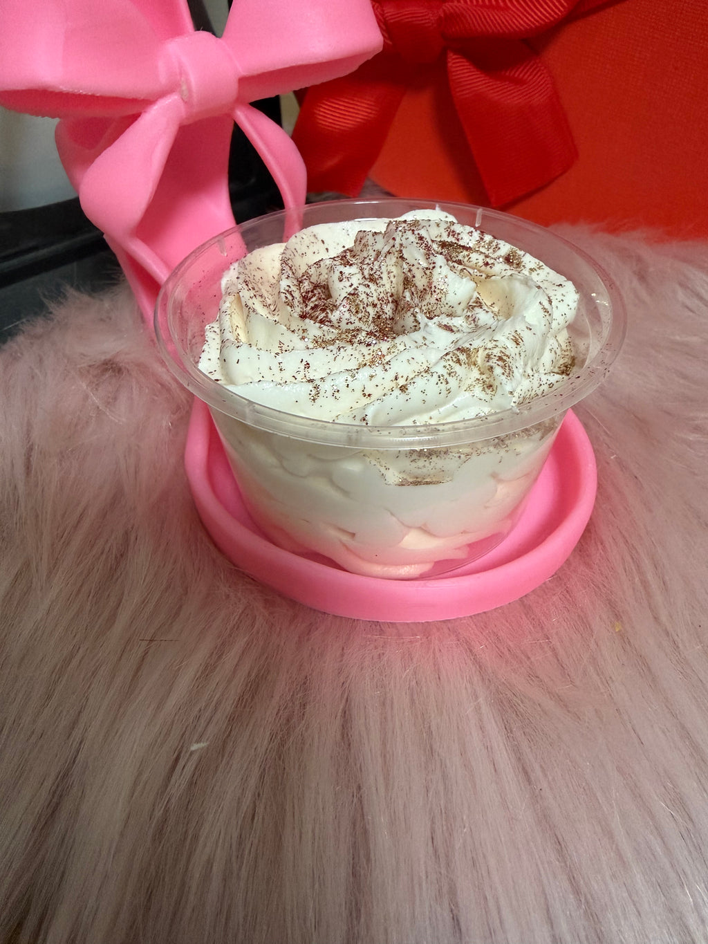 Fondant crémeux vanille framboise